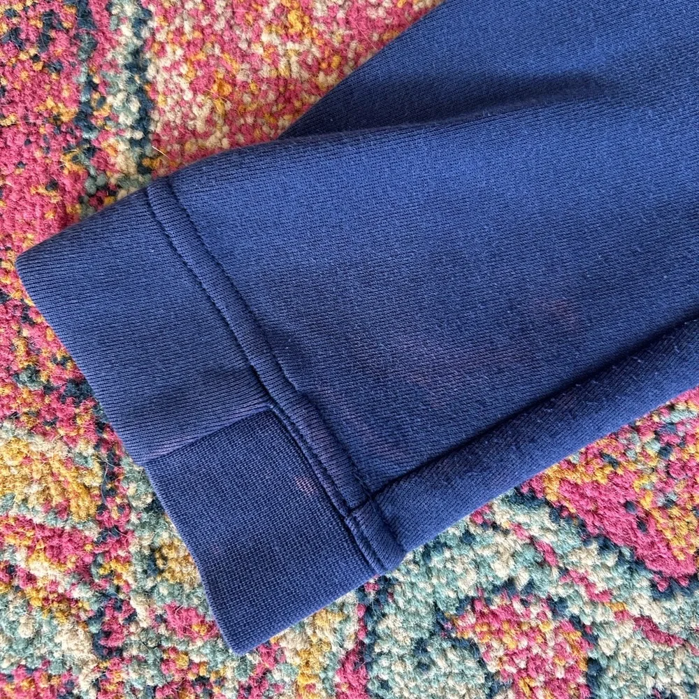 Nike | Women’s Dark Blue Funnel Neck Pullover Sweatshirt Side Pockets Size S